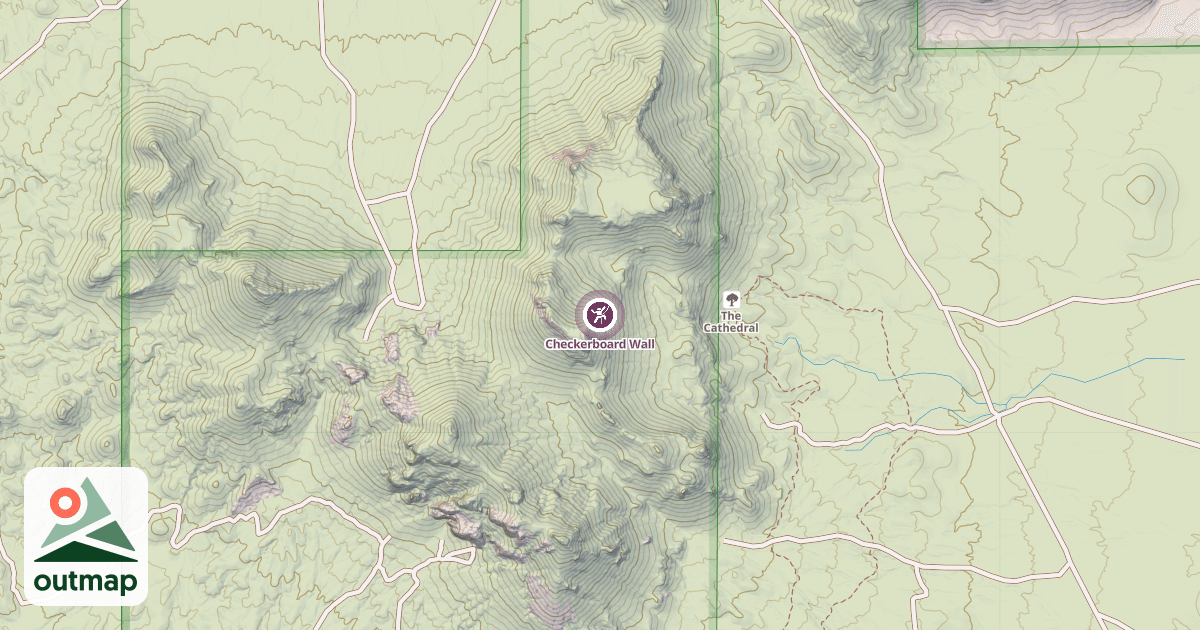 Map of Checkerboard Wall