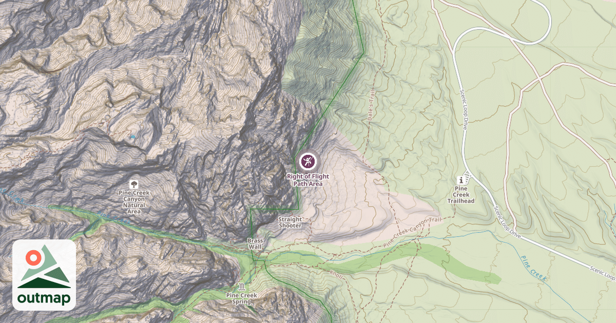 Map of Right of Flight Path Area
