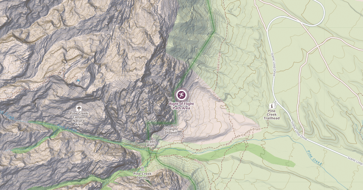 Map preview of Right of Flight Path Area