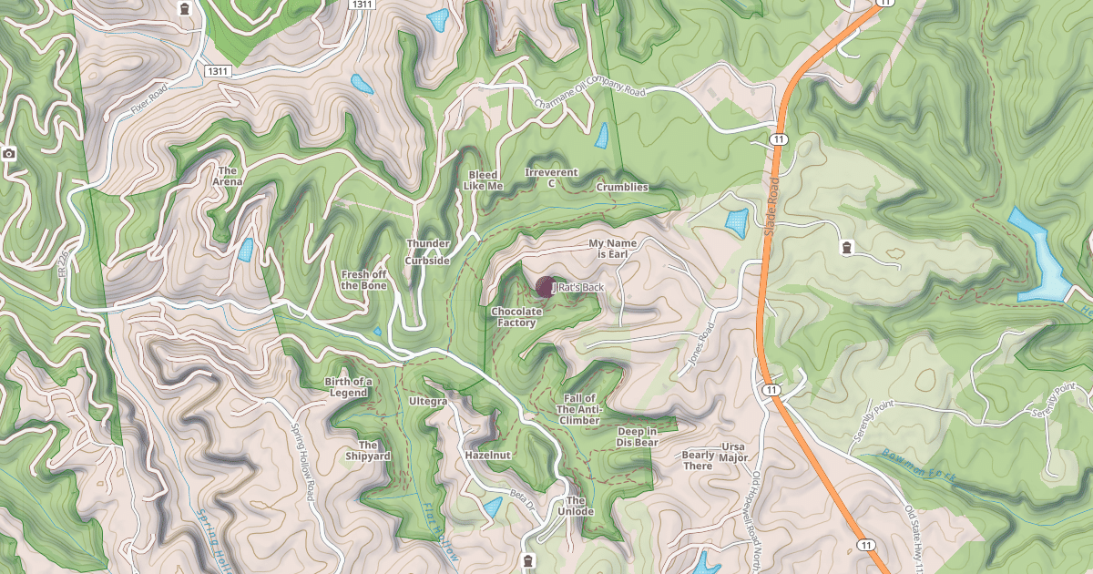 Map preview of J Rat's Back