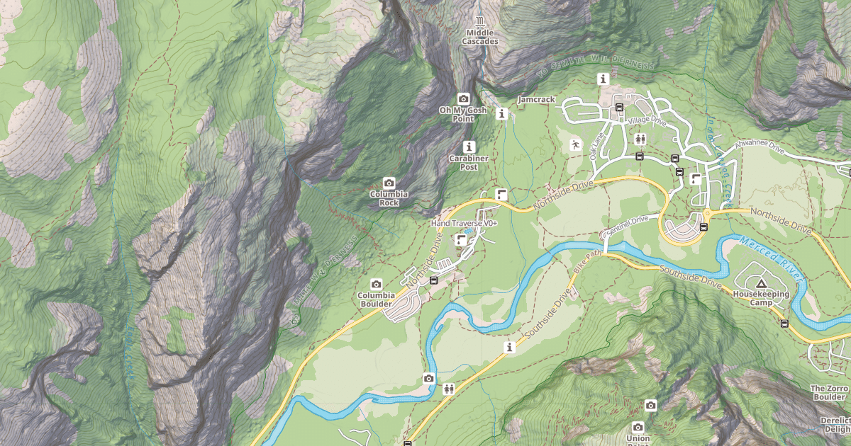 Map preview of Hand Traverse
