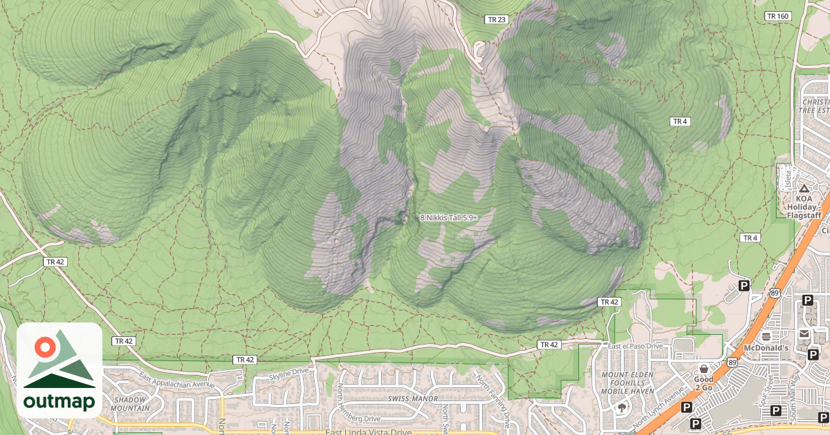 Map of 8 Nikkis Tall