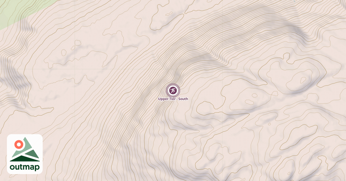 Map of Upper Tier - South