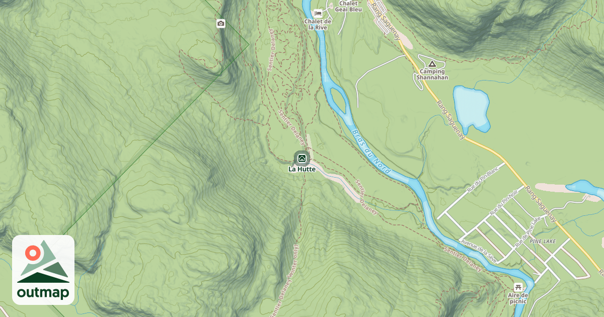 Map of La Hutte