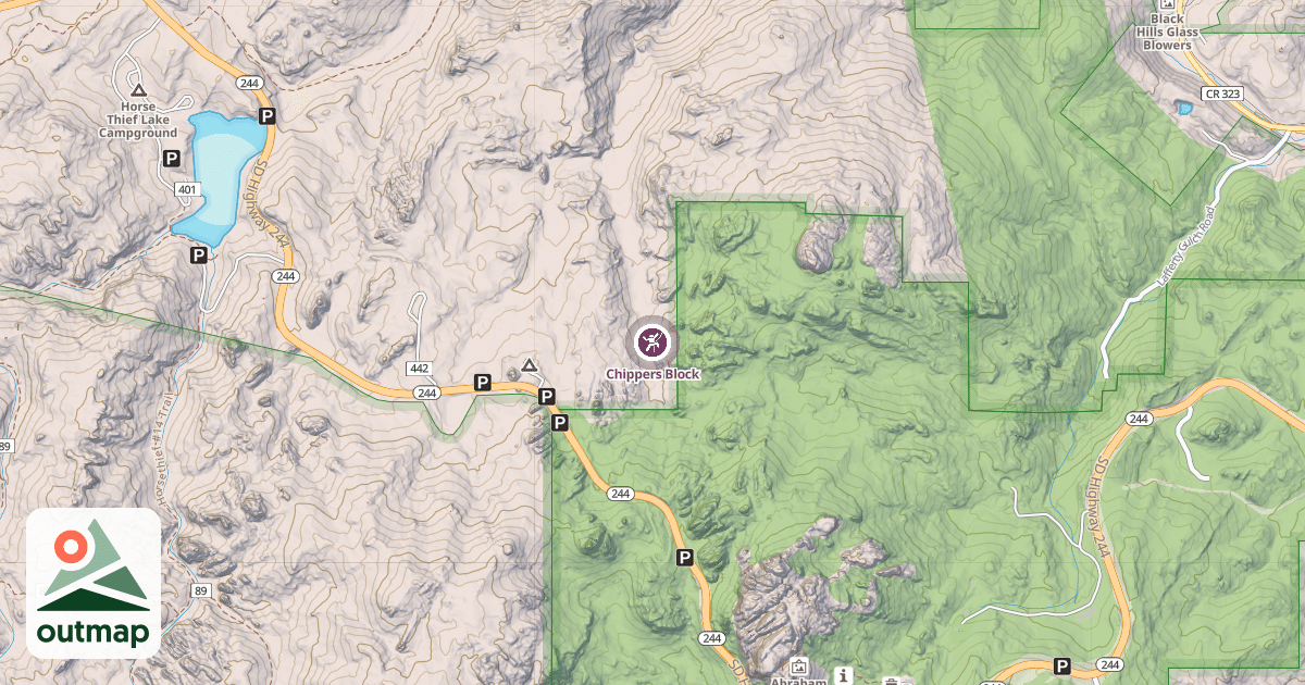 Map of Chippers Block