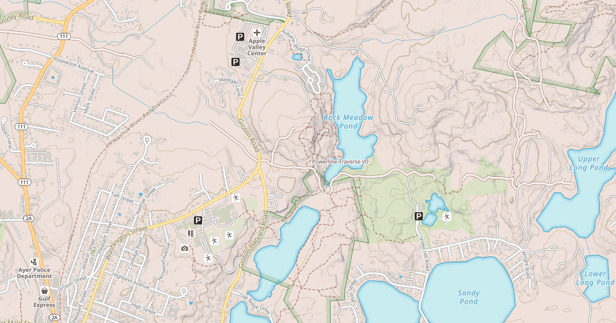 Map preview of Powerline Traverse
