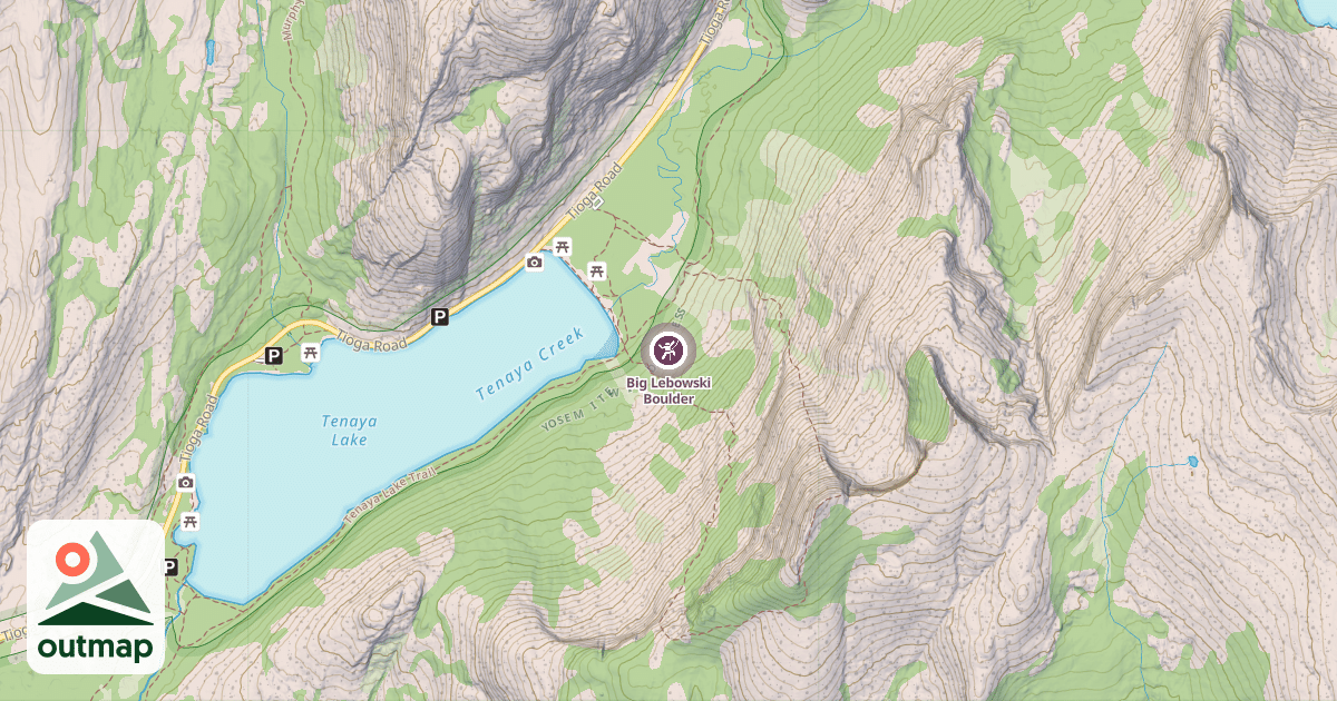 Map of Big Lebowski Boulder