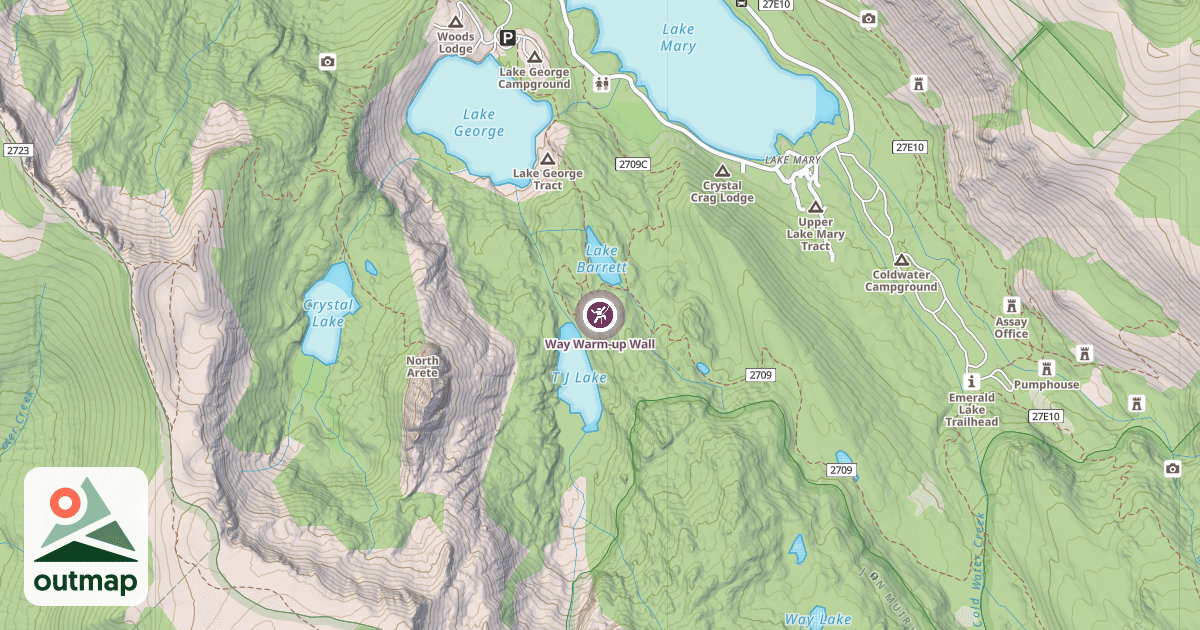 Map of Way Warm-up Wall