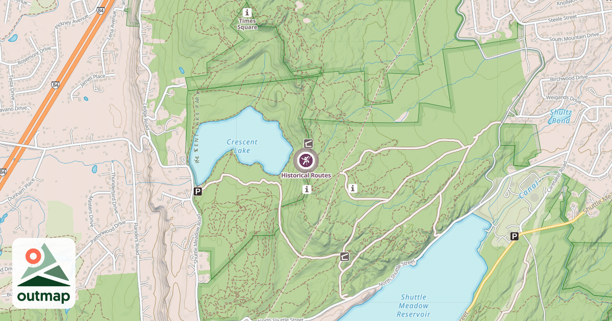 Map of Historical Routes