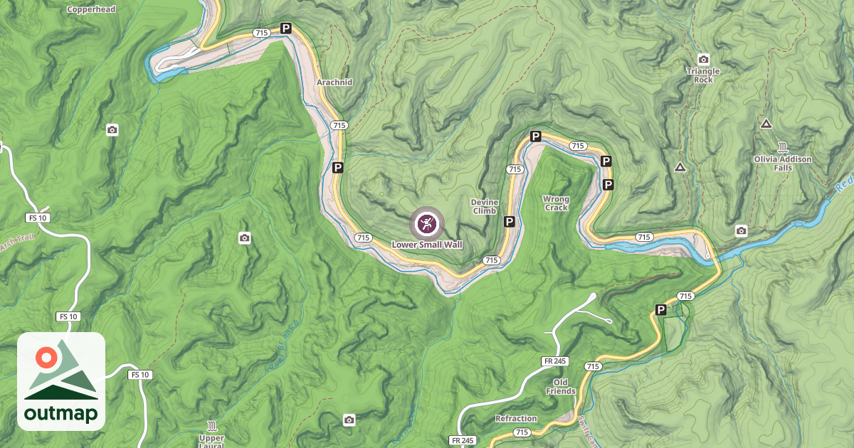 Map of Lower Small Wall