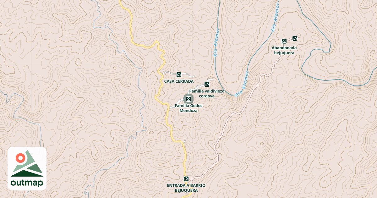 Map of Familia Godos Mendoza