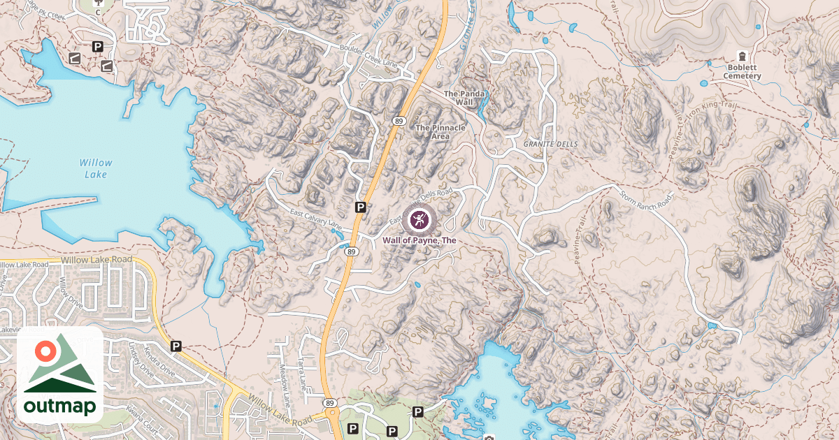 Map of Wall of Payne, The