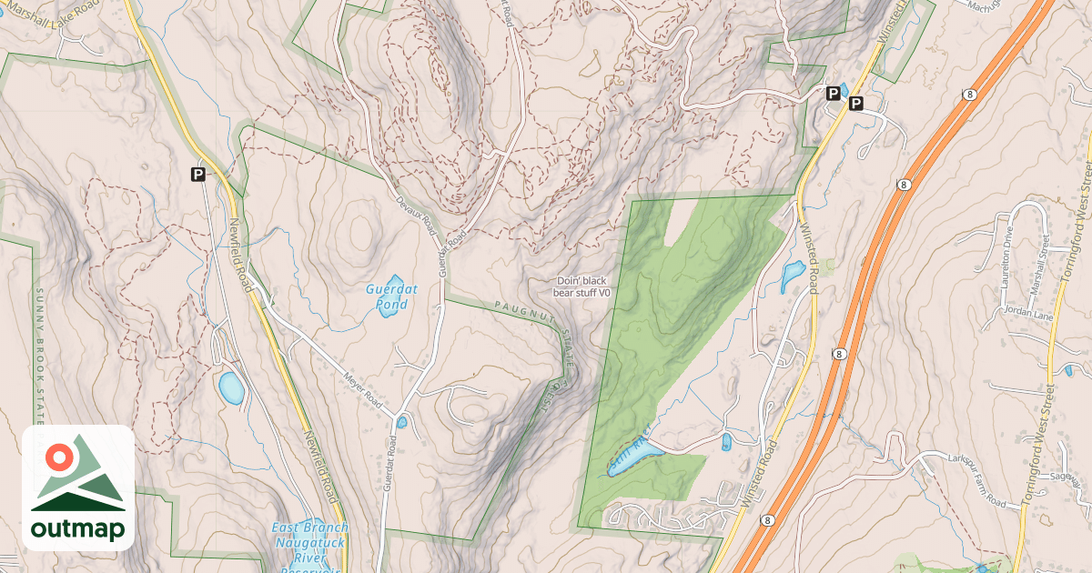 Map of Doin’ black bear stuff