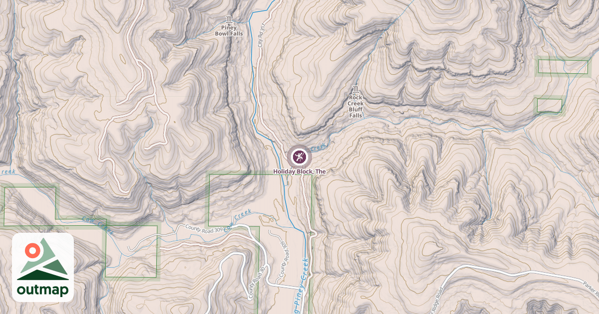 Map of Holiday Block, The