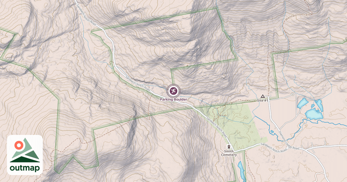 Map of Parking Boulder