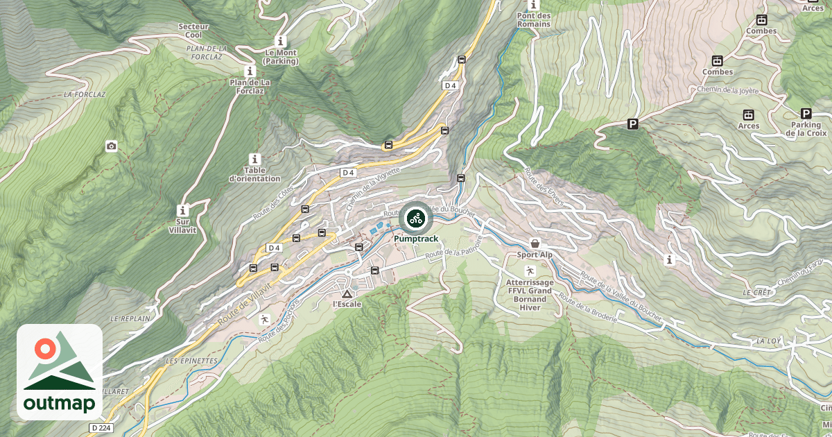 Map of Pumptrack