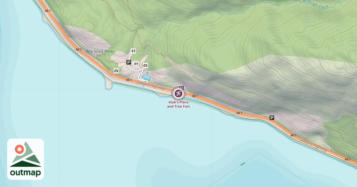 Map of Glak’s Place and Tree Fort