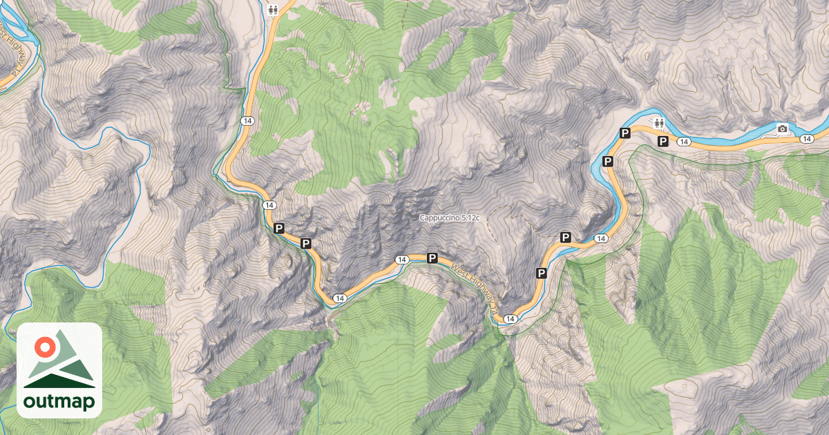 Map of Cappuccino