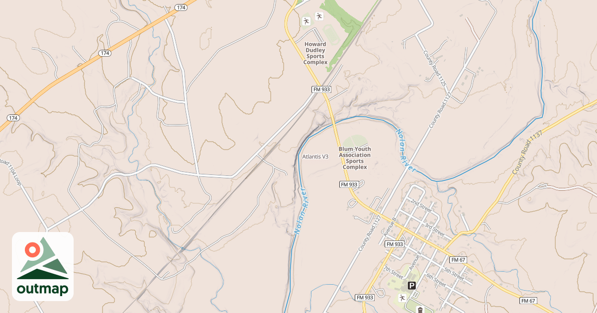 Map of Atlantis in Hill