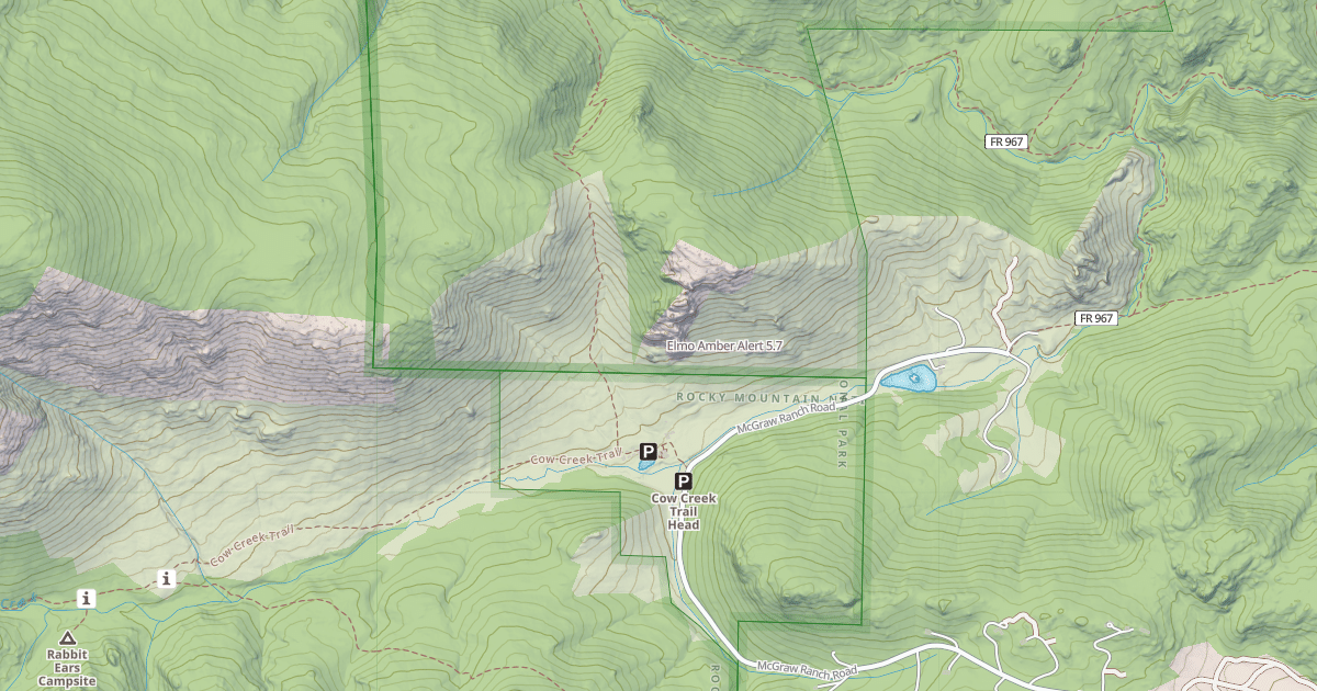 Map preview of Elmo Amber Alert