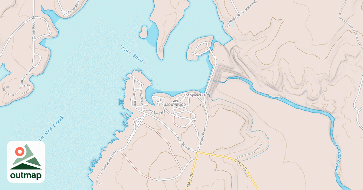 Map of The Spread