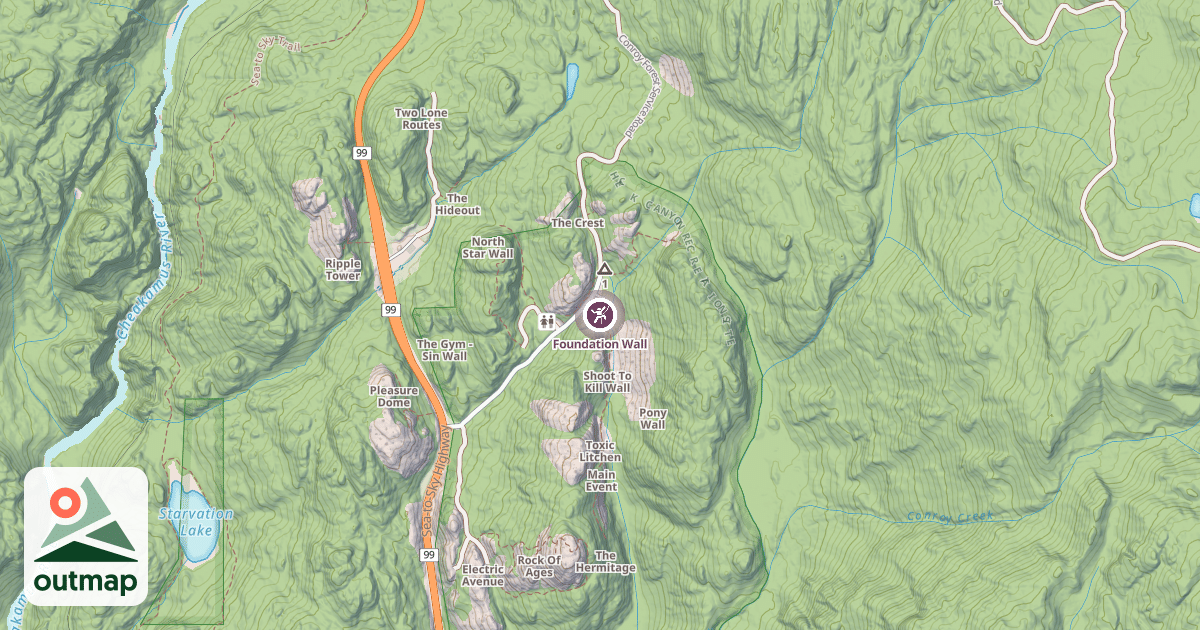 Map of Foundation Wall