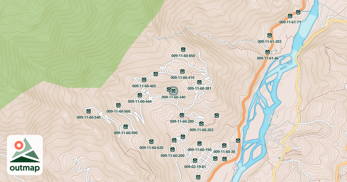 Map of 009-11-60-340