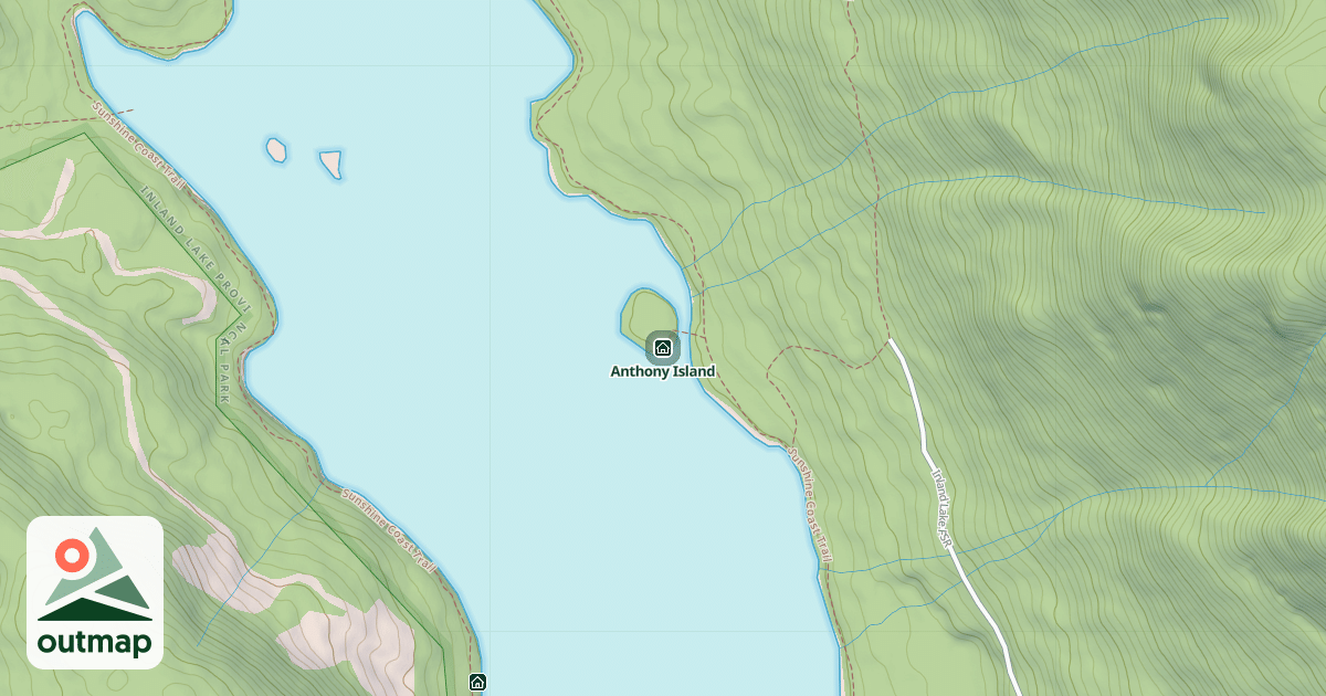 Map of Anthony Island