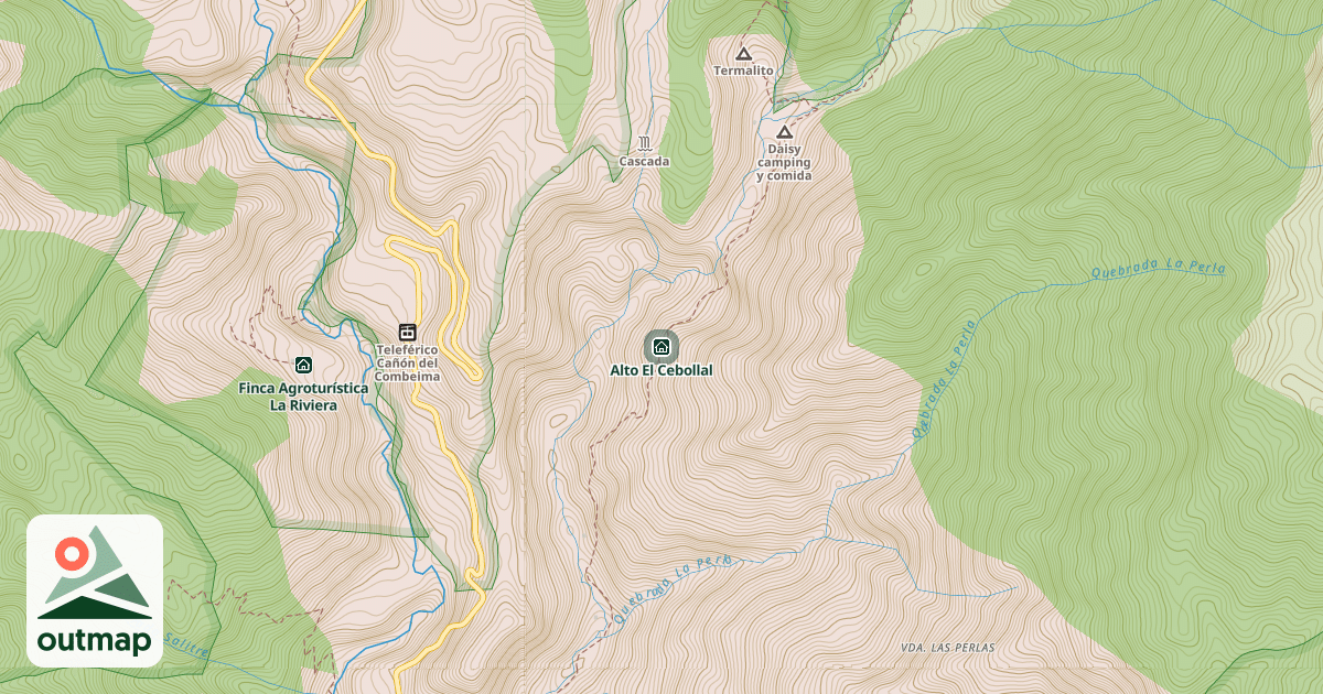 Map of Alto El Cebollal
