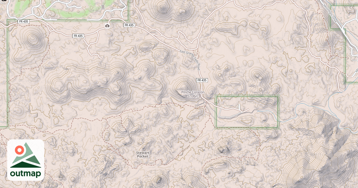 Map of Pinche Corazon