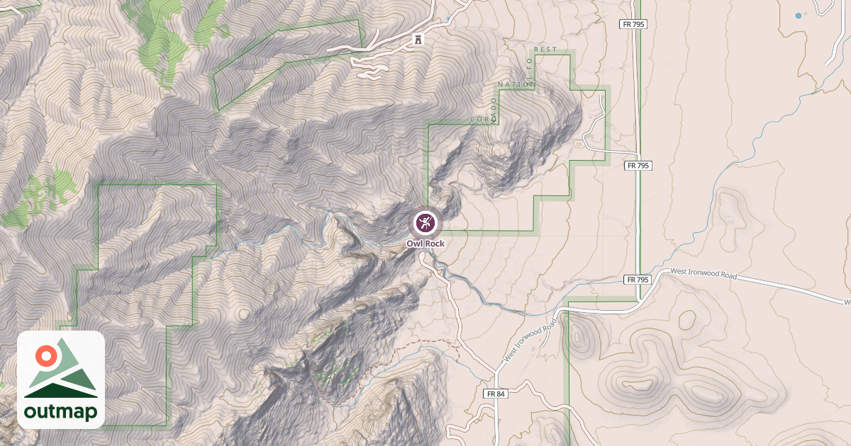 Map of Owl Rock