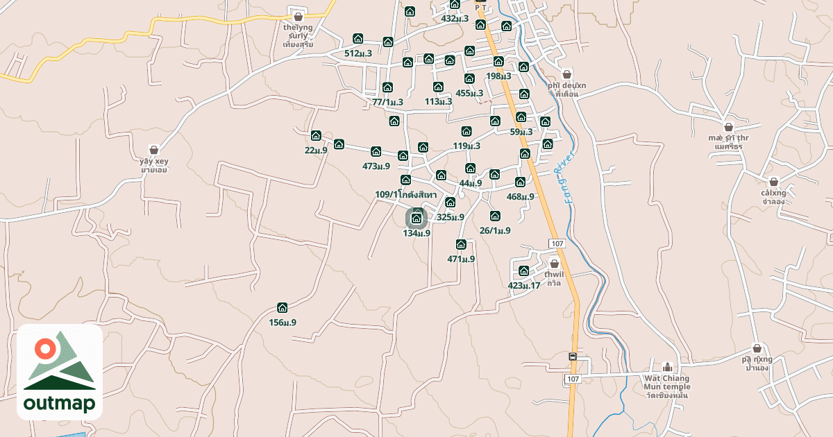 Map of 134ม.9