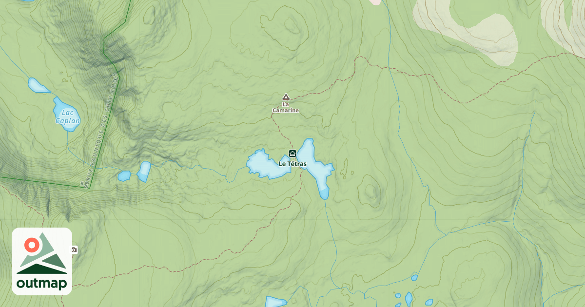 Map of Le Tétras