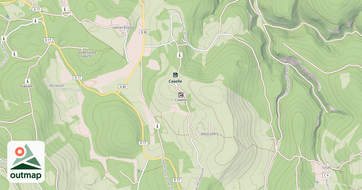 Map of Caselle
