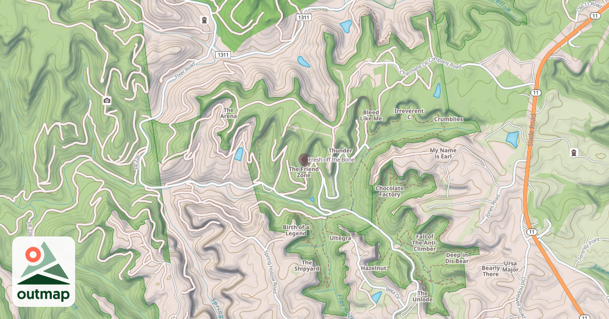 Map of Fresh off the Bone