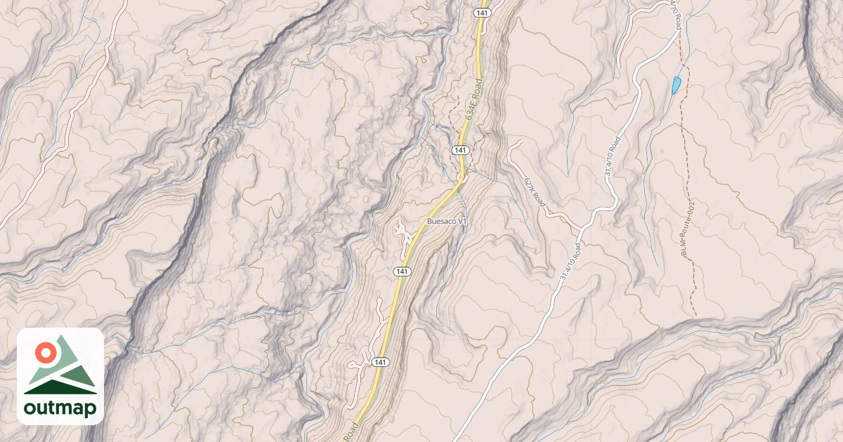 Map of Buesaco