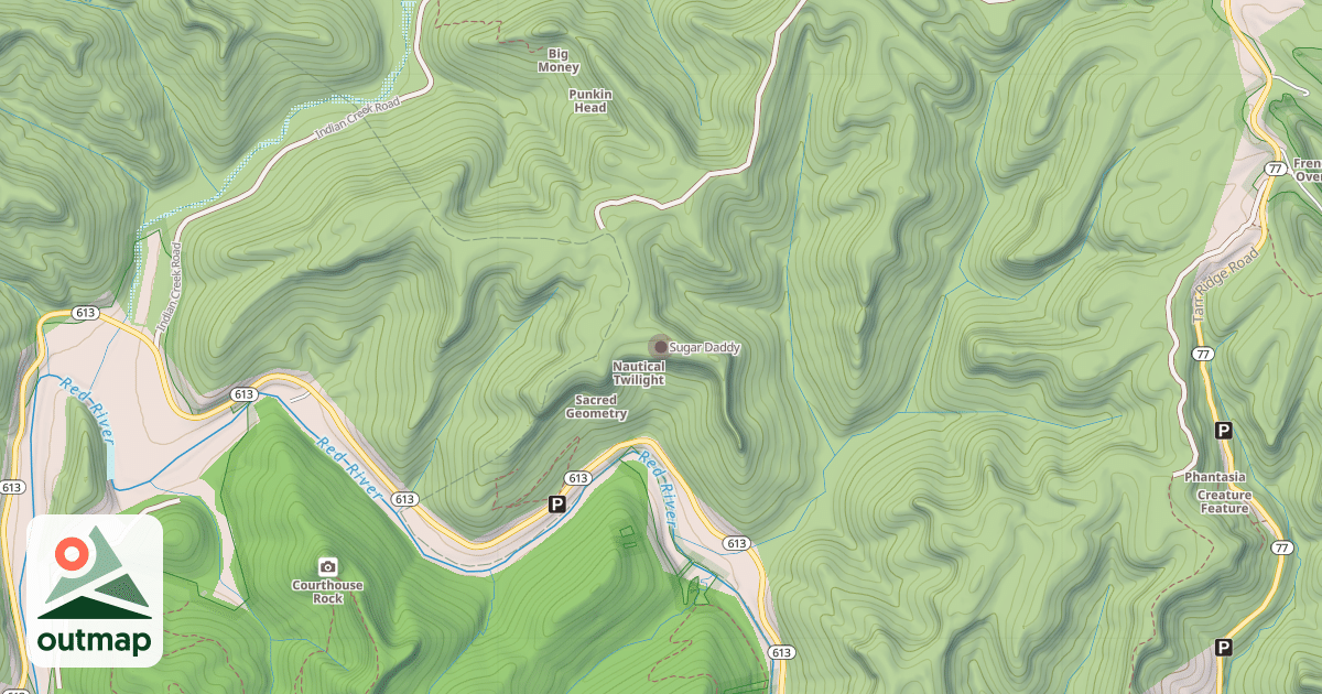 Map of Sugar Daddy
