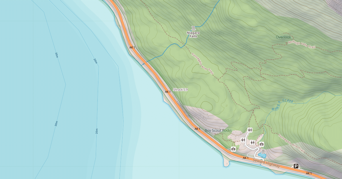 Map preview of Shrack