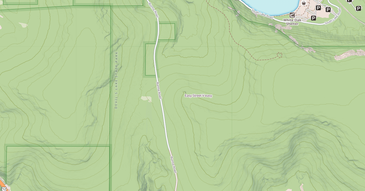Map preview of Easy Street