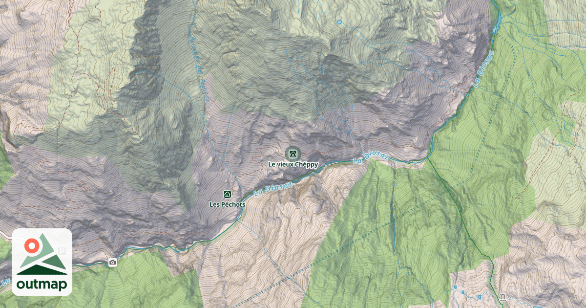 Map of Le vieux Chéppy