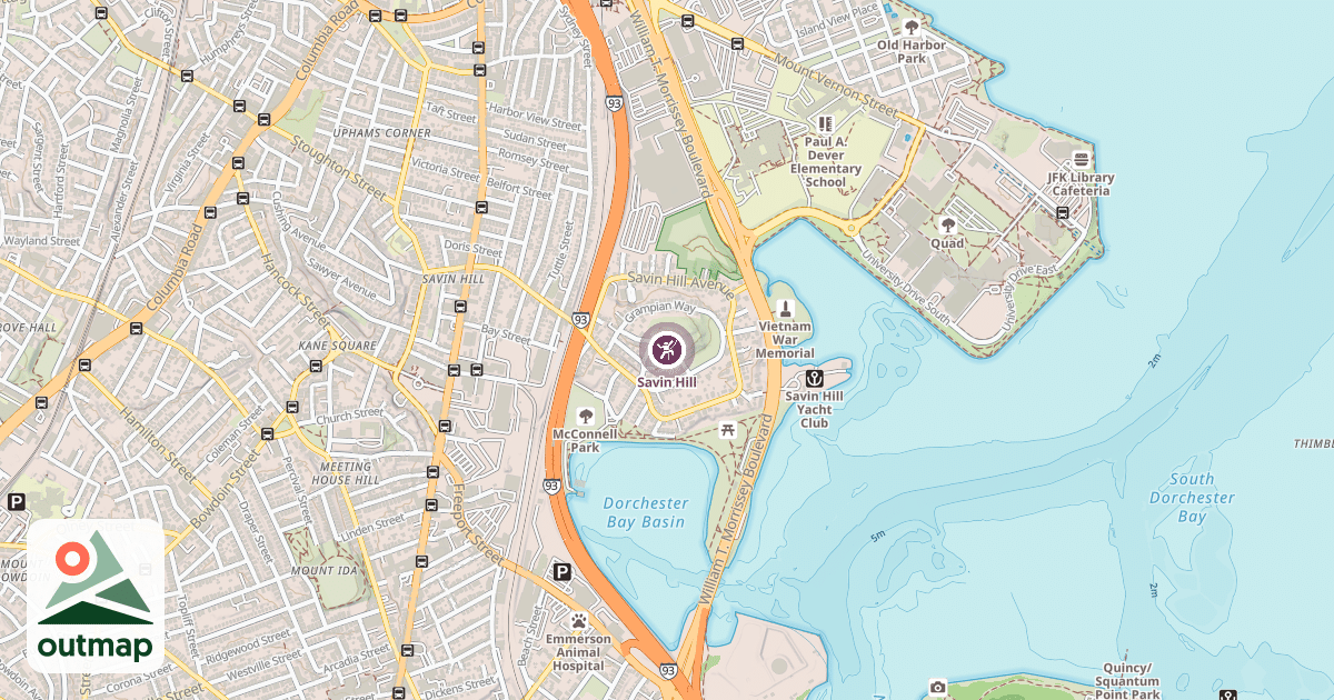 Map of Savin Hill