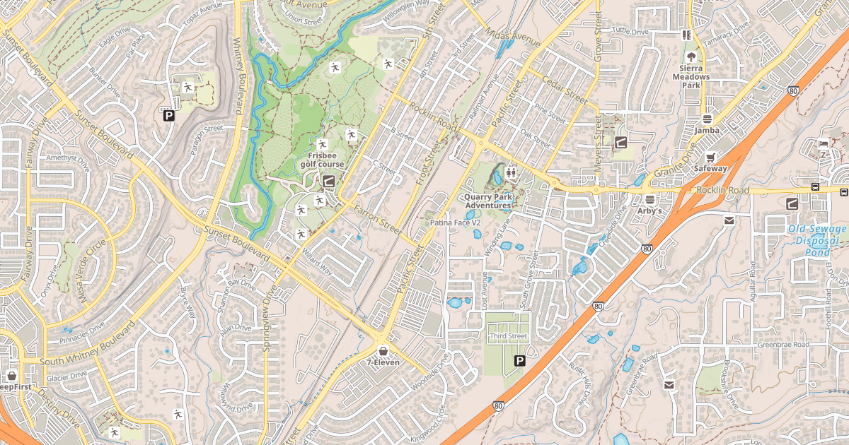 Map preview of Patina Face