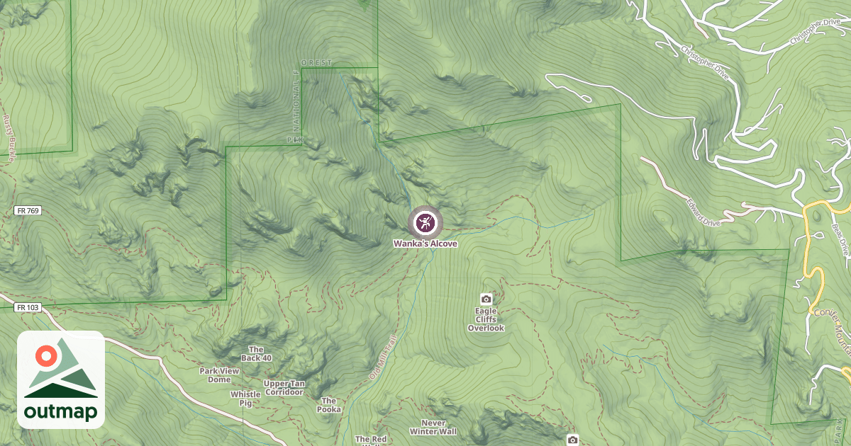 Map of Wanka's Alcove