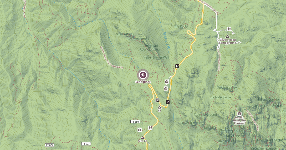 Map preview of Send Block