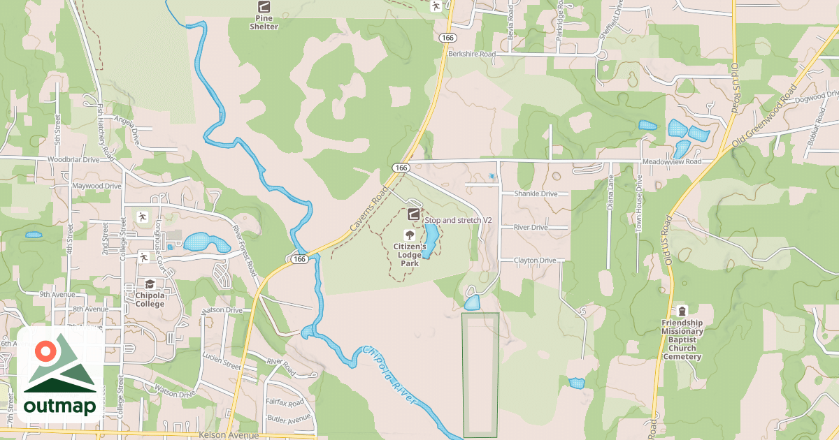 Map of Stop and stretch