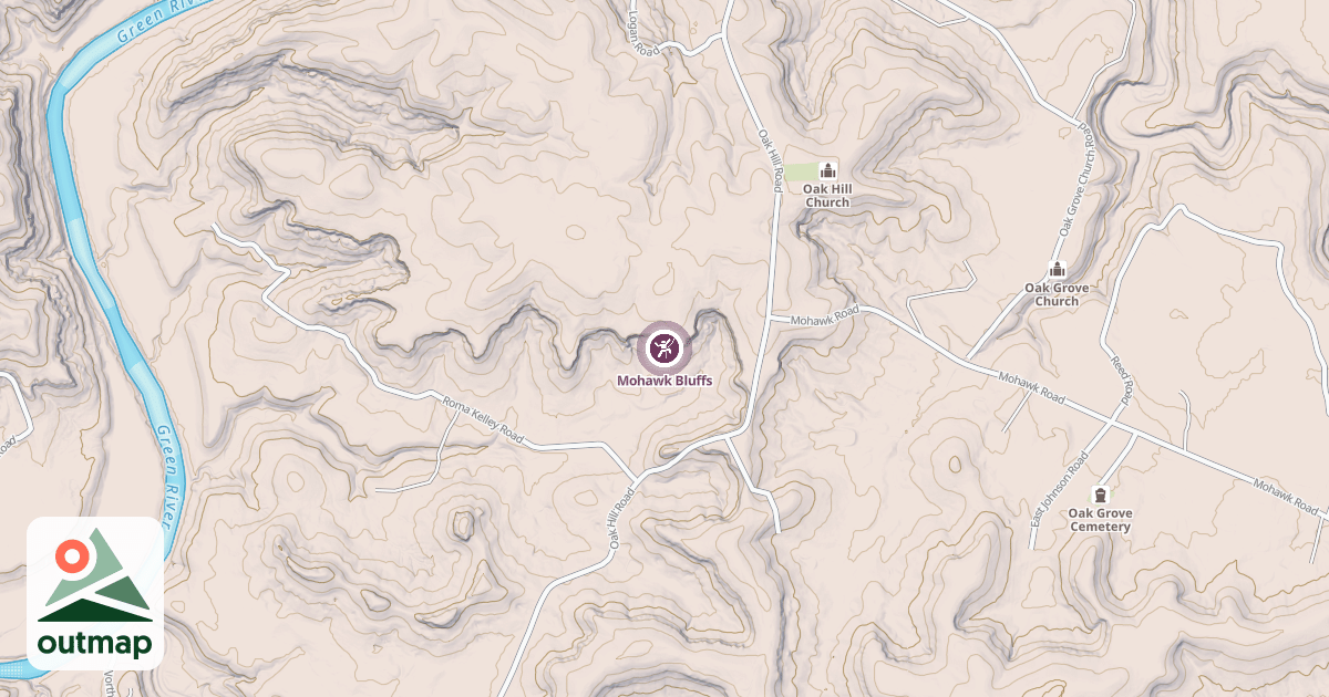 Map of Mohawk Bluffs