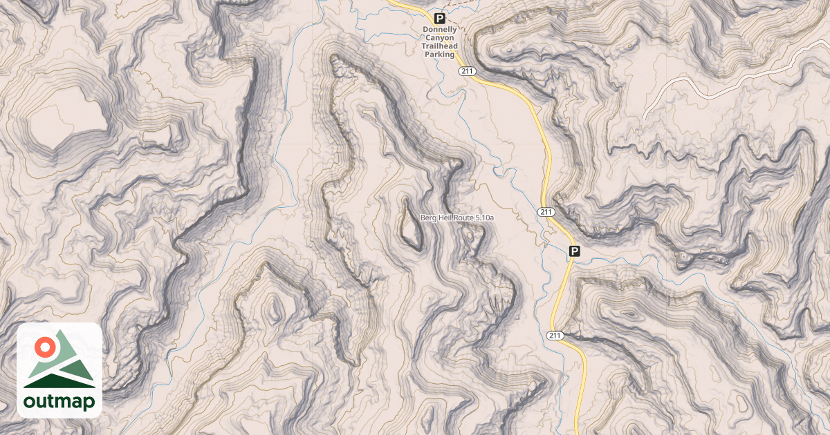 Map of Berg Heil Route
