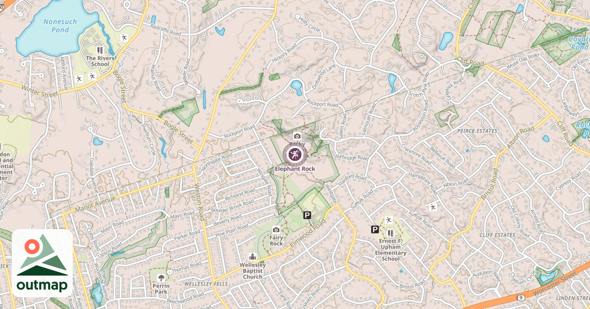 Map of Elephant Rock