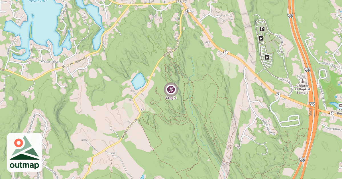 Map of Crag 9