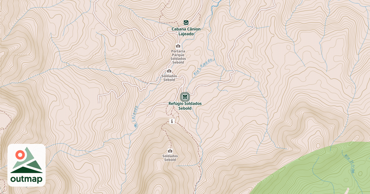 Map of Refúgio Soldados Sebold
